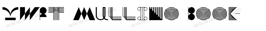 YWFT Mullino Book字体转换